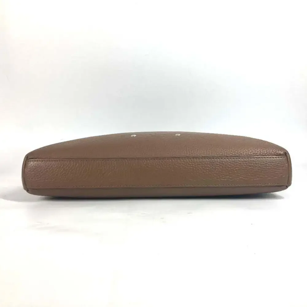 LOUIS VUITTON Brown Leather Tote Bag